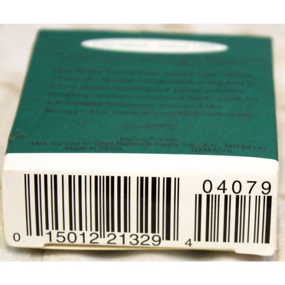 Vtg 1995 Hallmark Keepsake Ornament Mini Kiddie Car Classic Blue Murray Champion - Picture 13 of 13